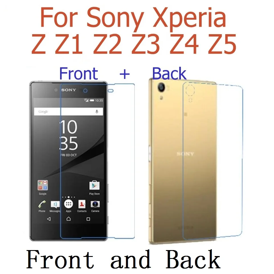 (Передняя и задняя) HD прозрачная глянцевая матовая пленка для Sony xperia Z L36H Z1 L39H Z2 Z3 Z4