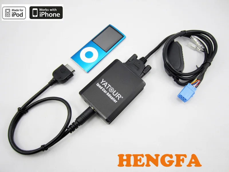 

Yatour Car Adapter iPhone iPad Ipod Integration kit interface For Renault Siemens VDO Dayton 8-pin YT-M05