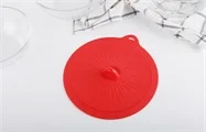 120mm-Red Liflicon 4,72 ''(120 мм) силиконовые крышки на присоске противопылевые стеклянные крышки для кастрюль кофейная кружка присоска крышка крышки для кастрюли - Цвет: 120mm-Red