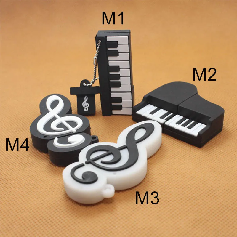 USB флеш-накопитель Piano forma pendrive 4 ГБ 8 16 32 64 Гб диско Usb 2 0 Флешка memoria Stick U disco de regalo |