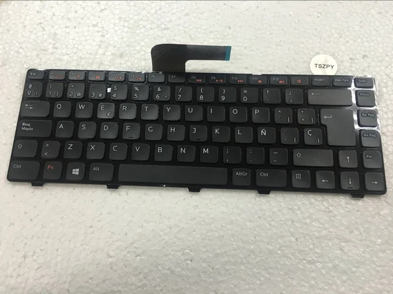 Новинка; Испания SP Клавиатура для ноутбука DELL INSPIRON 14R N4110 N4120 M4110 N4050 M4040 M5040 N5040 N5050 3420 5420 5425 5520 7420 V3450