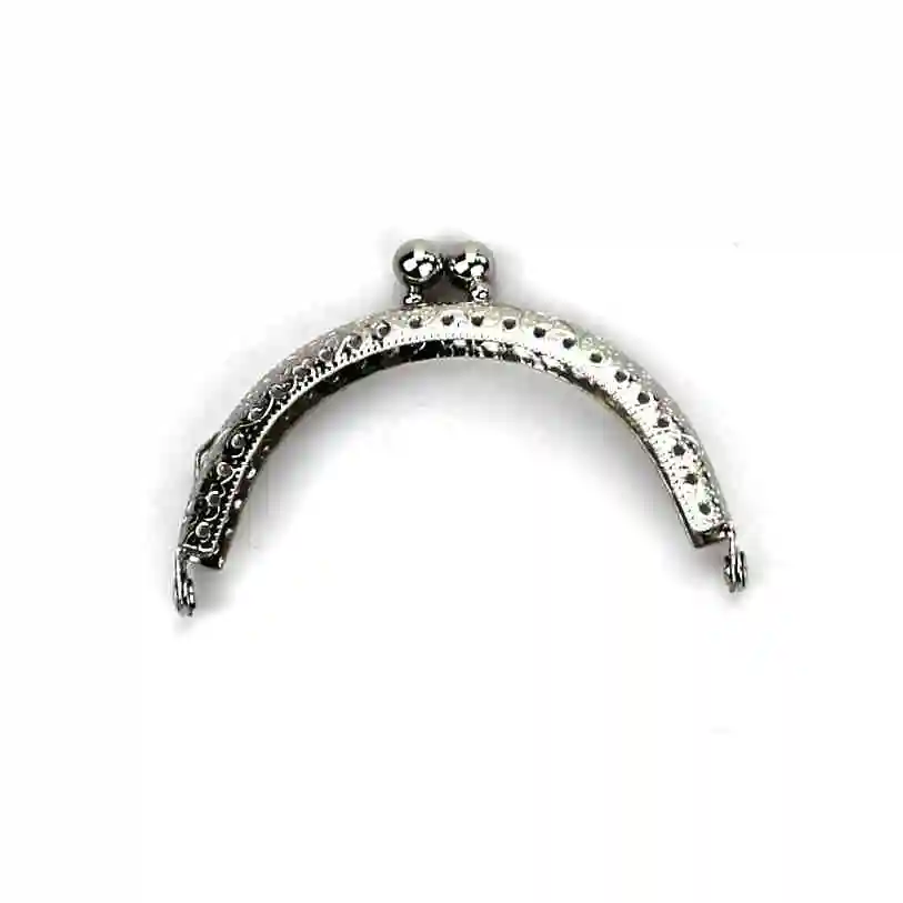 10 Pcs/Lot 8.5 CM Size Double Bead Semicircular Metal Purse Frame Kiss Clasp Clutch DIY Bag Accessory | Багаж и сумки