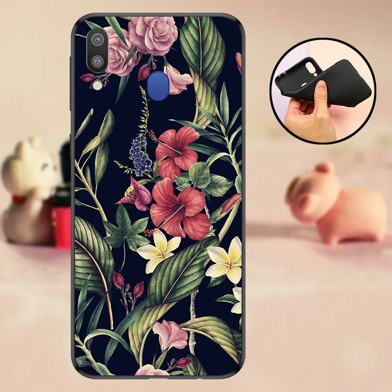Черный Защитный чехол для Samsung A30 задняя крышка из силикона ТПУ A305F A 30 2019 A30S