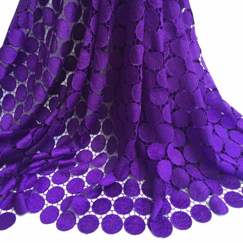 Африканский шнурок ткани Моды стиль вышитые гипюр кружева высокое качество