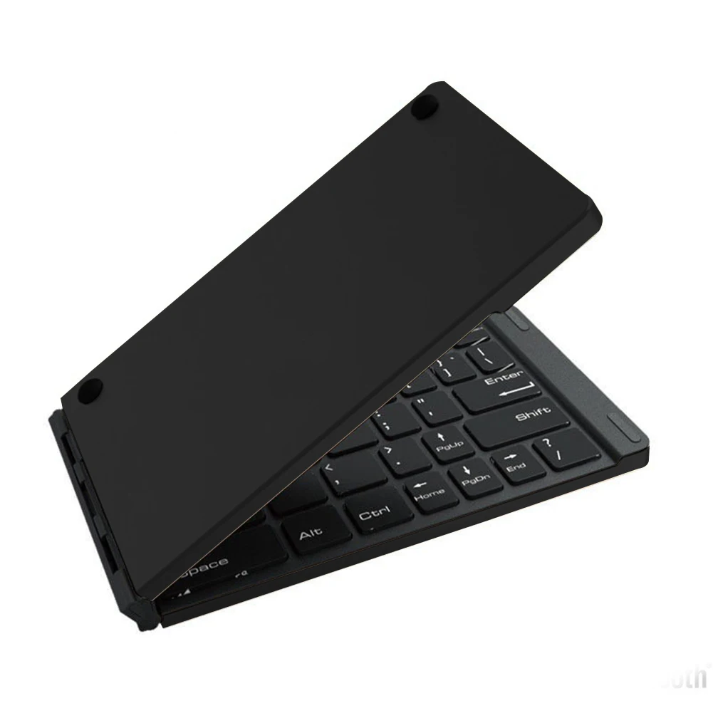 Черная Портативная Складная bluetooth-клавиатура совместимая с iPhone X 8 7 6s Plus iPad XR649 |