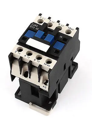 CJX2-1210 35 мм Винтовые клеммы на DIN-рейку 3-фазный Контактор мощности двигателя