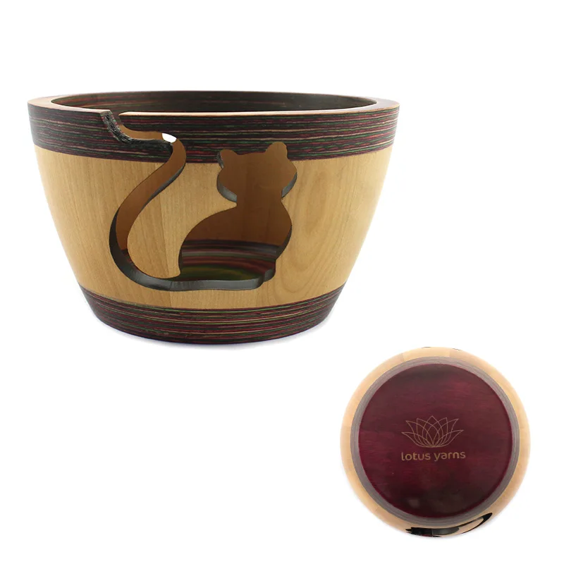 Вязание крючком деревянная пряжа чаша|yarn colors|bowlbowl wood |