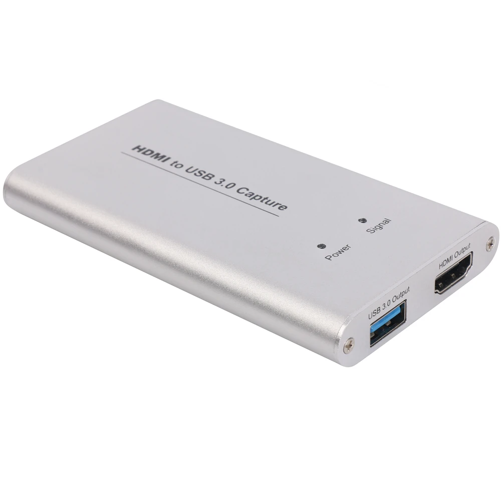KuWFi USB3.0 HDMI 1080P видеозахвата HDMI к USB карта видеозахвата ключ игра потоковая прямая трансляция с микрофоном вход