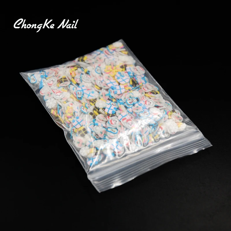 

DIY 2000Pcs 3D Nail Art Decorations Christmas Slices Polymer Clay Tiny Nail Art Rhinestones Acrylic Decoration Manicure