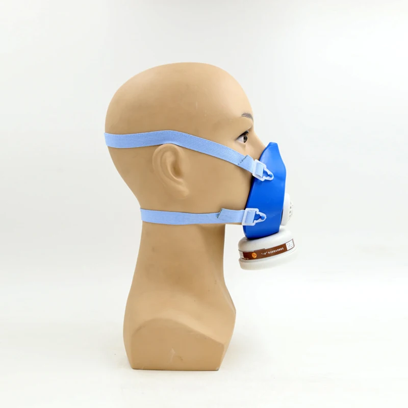 

Half Face Industrial Gas Mask Respirator Painting Spraying Silicone Masks Face Shield Anti Dust Protective Mask Safety Filter