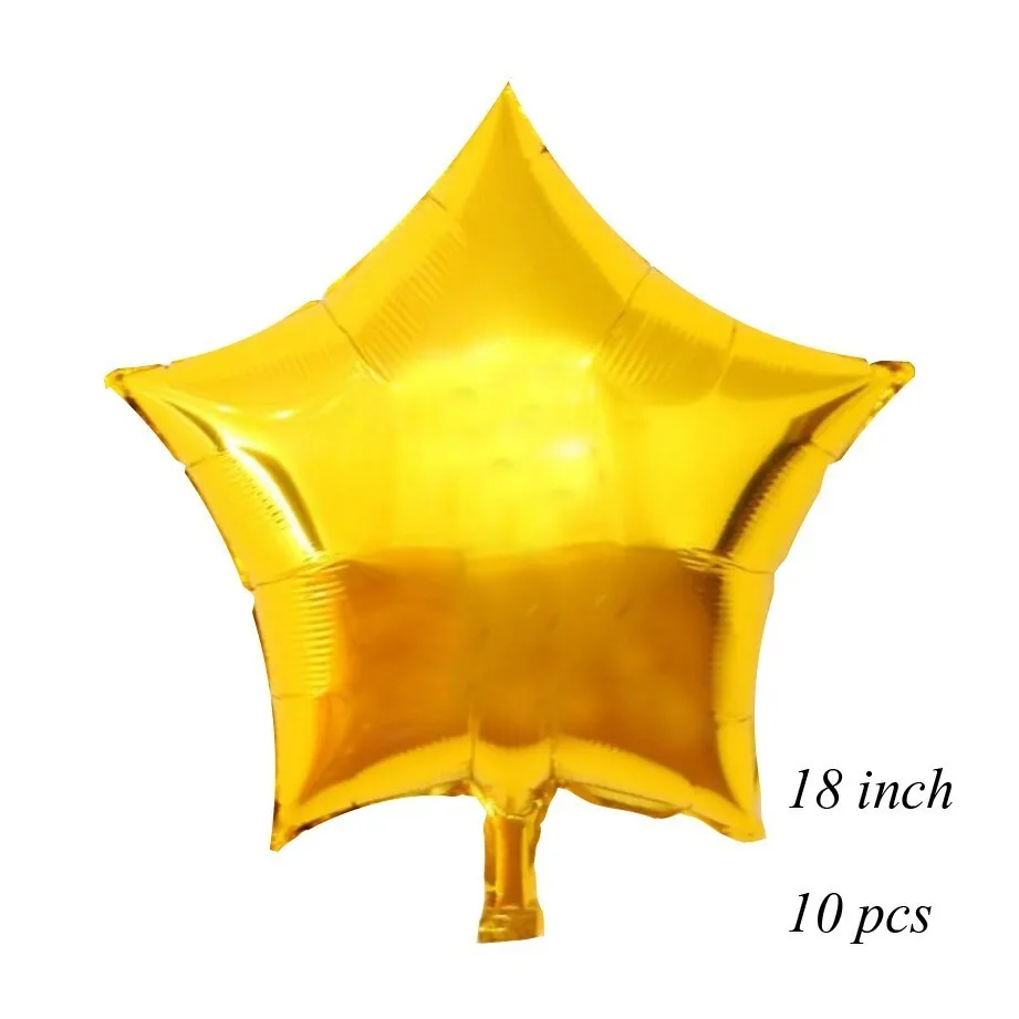 10pcs gold star 1 комплект золотой серебряный Рождественский баннер с блестками бумажные Звездные гирлянды детский душ с днем рождения/свадьбы вечерние украшения - Цвет: 10pcs gold star