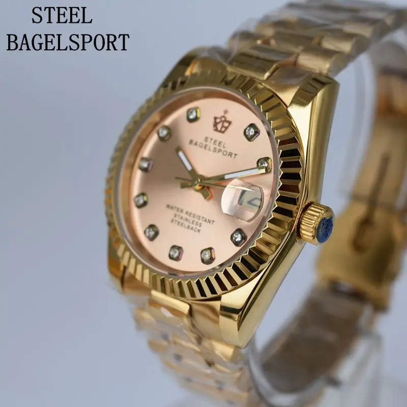 Стальные брендовые Роскошные полностью стальные автоматические механические