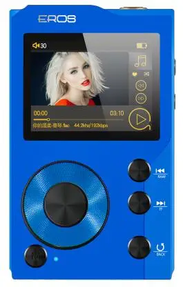 Aigo EROS K Bluetooth 4,0 без потерь Hifi MP3 плееры мини декодирования DSD беспроводной ЦАП AXU аудио плеера USB - Цвет: blue