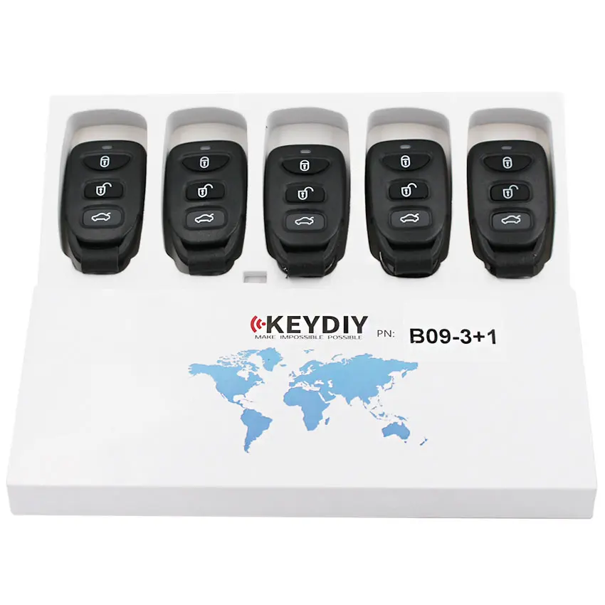 5 PCS * B09-3+1 Universal Remote B-Series For KD900/KD900+/URG200/KD-X2 Control 3 +1 Button | Автомобили и мотоциклы