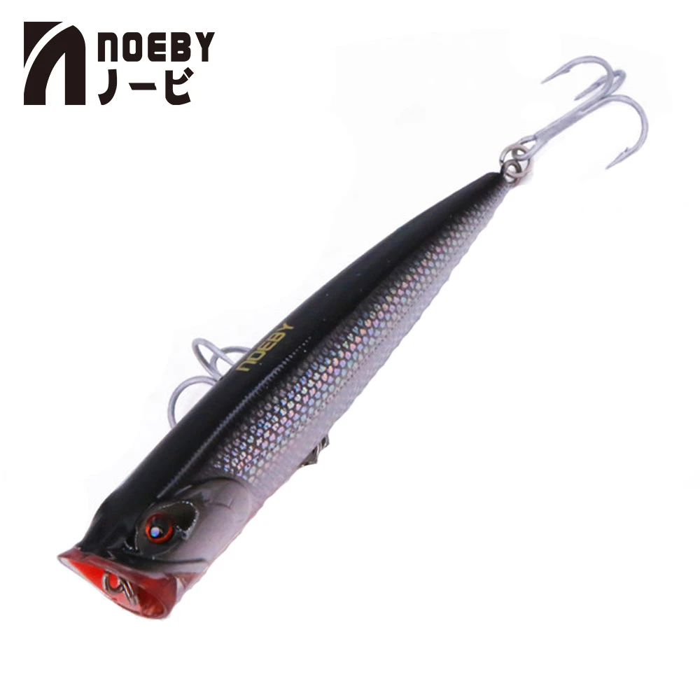 NOEBY рыболовные приманки NBL9069 Поппер приманка 140 мм/40 г Классическая морская Рыбацкая волна подъем Твердая Приманка VMC рыболовный снасти Pesca верхняя вода