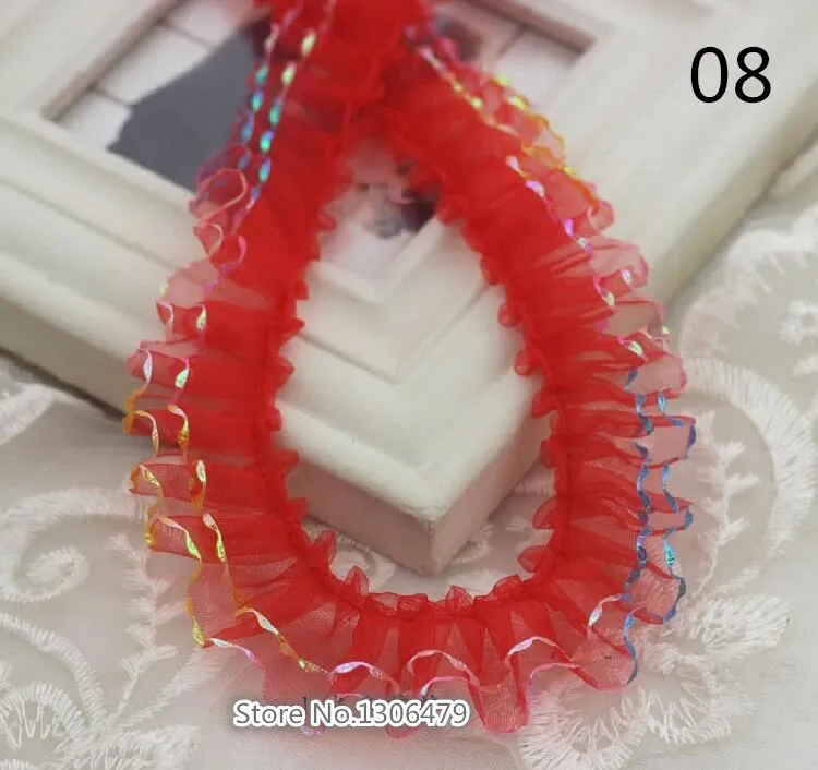 10 м DIY плиссированная кружевная отделка для штор покрывала наволочки Одежда
