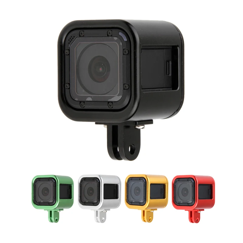 CNC Aluminium Protective Housing Case Cover Frame for GoPro Hero 4 5 Session Action Camera Accessory | Электроника