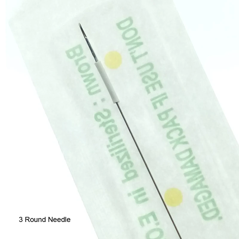 Традиционный 3RL иглы татуировки Одноразовые R3 Перманентный макияж машина