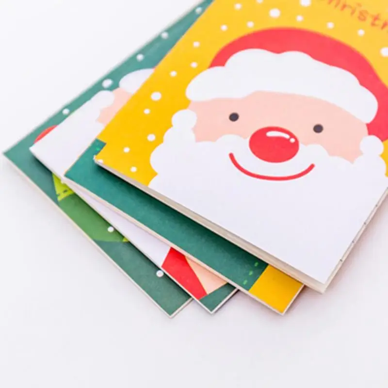 Детские Рождественские подарки книга 10 шт./партия Kawaii Канцелярские карманные
