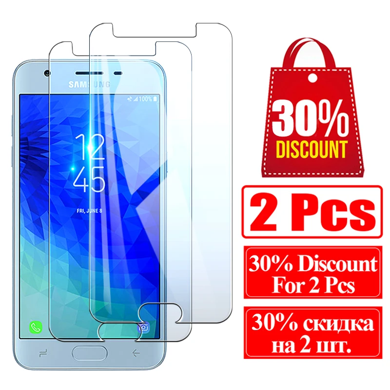 Защитный Стекло на samsung Galaxy J1 J3 2016 J2 J4 J6 J8 2018 J5 J7 2017 закаленное процессором