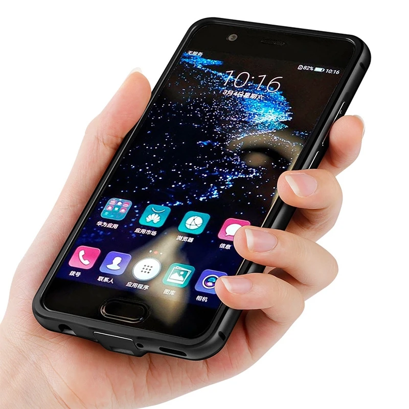 Чехол-аккумулятор 8000 мАч для Huawei P9 Plus корпус с металлической рамкой чехол