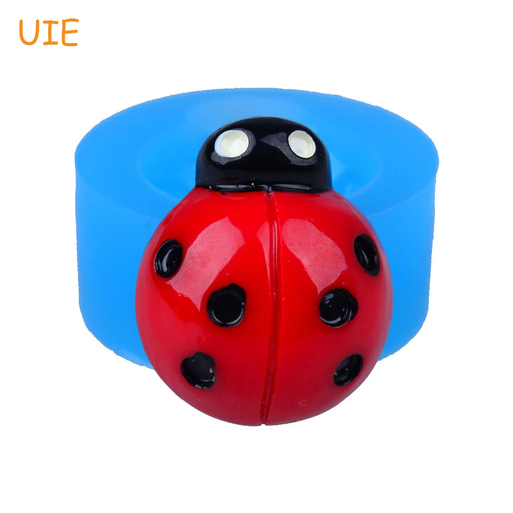 

Силиконовая форма DYL424U 25,3 мм в форме божьей коровки, насекомых, для украшения тортов, мастики, жевательной пасты, ювелирных изделий из смолы, ...