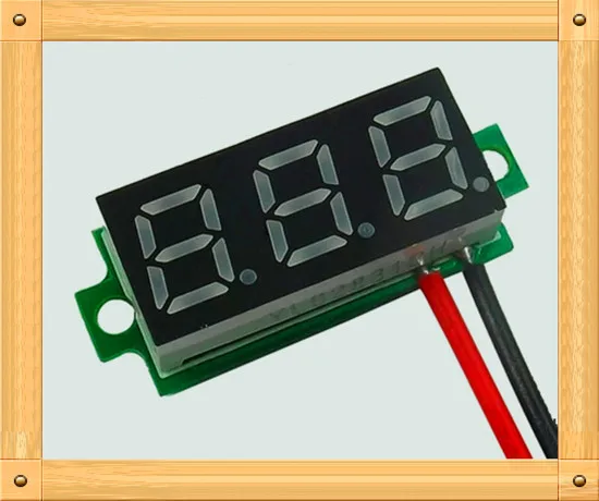 

Free Shipping!!! 5pcs Miniature 0.28-inch two-wire digital /3.5-30V precision variable number of significant / digital voltmeter