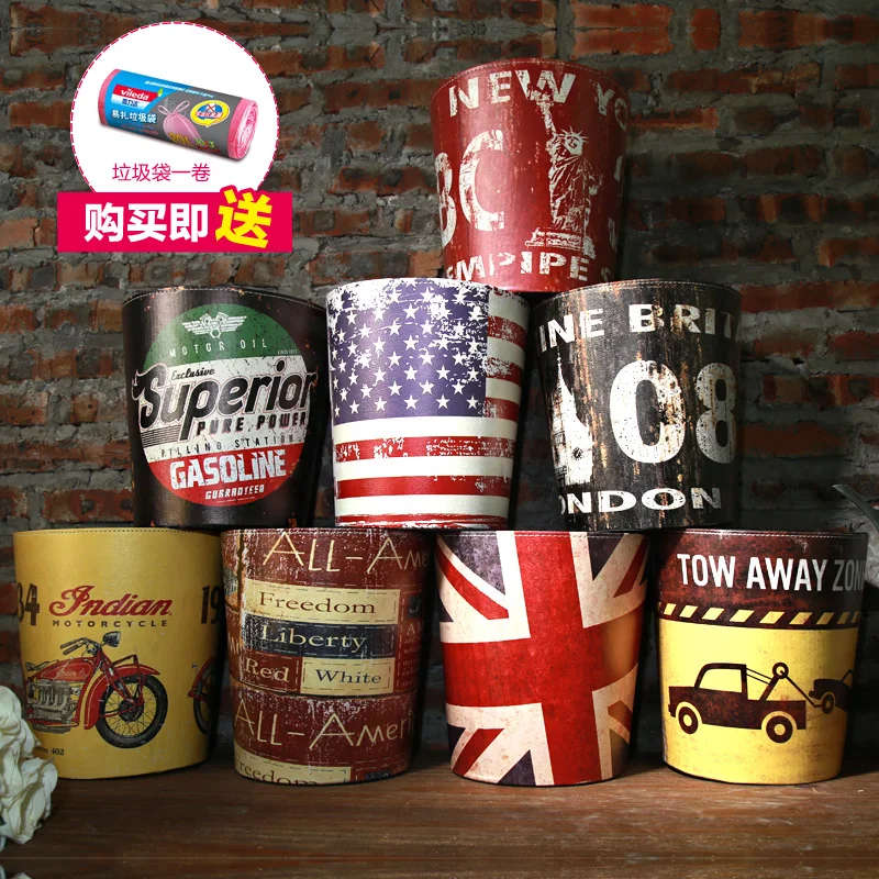 Промышленный ветер креативное украшение цемент пепельница американский стиль