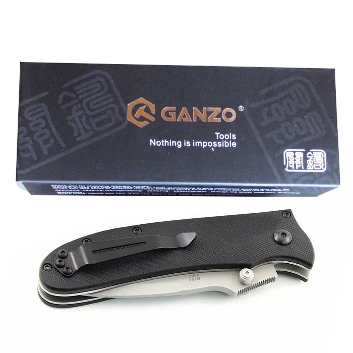 Складной нож Ganzo G7041 Firebird F7041 58 60HRC 440C G10 тактический инструмент с ручкой из