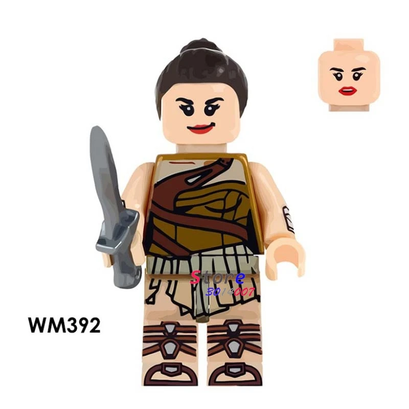 WM392 50 шт. супер герой фильма Lando Cairissian Эдварда Scissorhands Человек-паук Дэдпул строительный блок для детей игрушки - Цвет: WM392