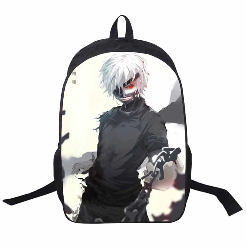 Рюкзак для мужчин и женщин с аниме Tokyo Ghoul дорожный рюкзак крутая школьная сумка