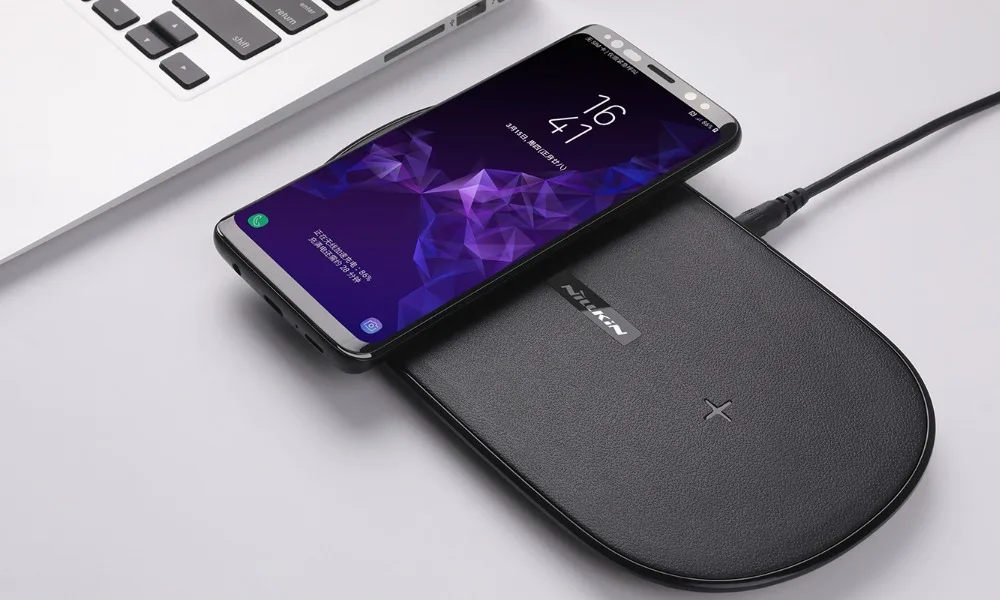 Беспроводное зарядное устройство NILLKIN для Samsung Galaxy S9 S8 Plus Note 8 9 2 в 1 10 Вт быстрая