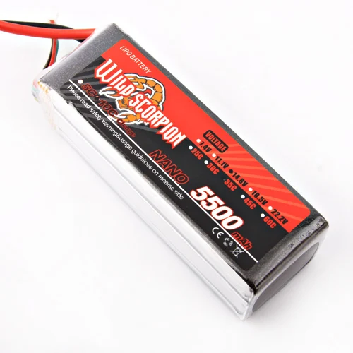 1 шт. Дикий Скорпион RC 14 8 V 5500mAh 35C литий полимерный Lipo аккумулятор вертолет для