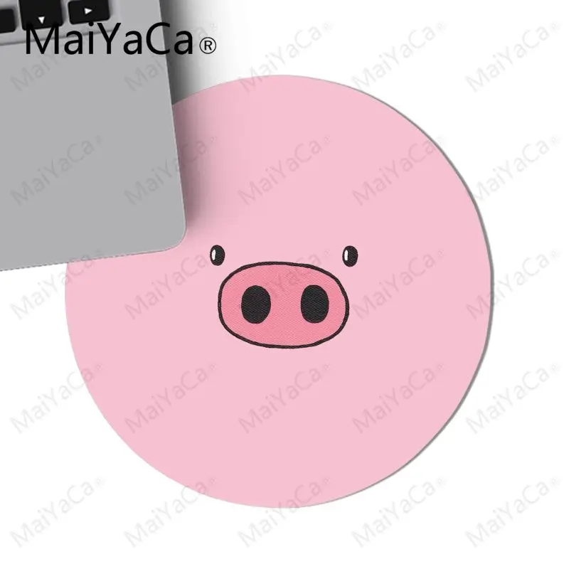 MaiYaCa розовый Серия Love Pig Beach Waterdrop высокоскоростной новый круглый коврик для мыши