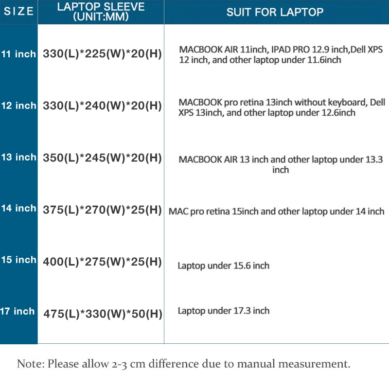 Чехол KALIDI для ноутбука водонепроницаемый чехол Macbook Air 11 13 Pro 15 Dell Asus HP Acer 3 14 6