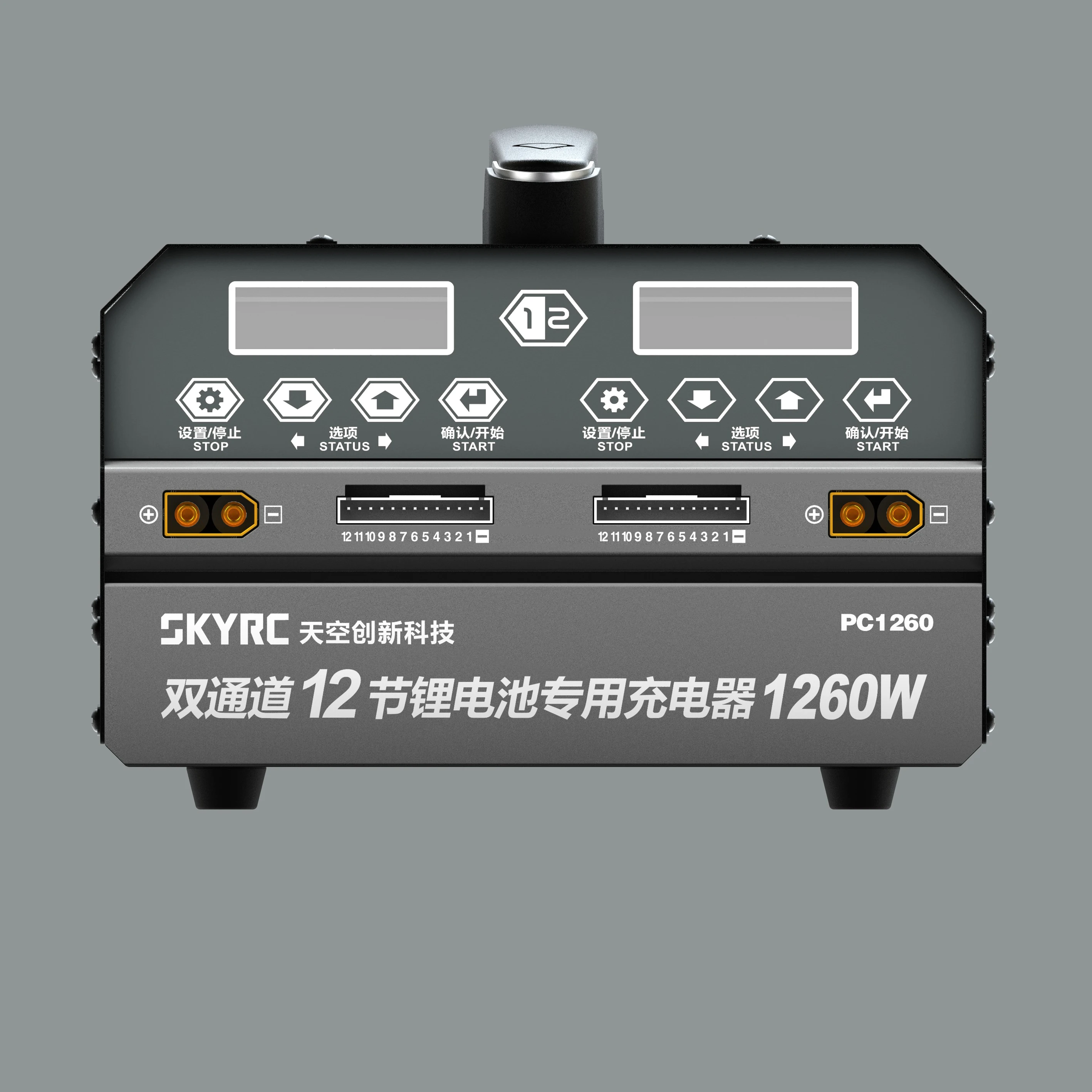 SKYRC PC 1260 двухканальный 12S Lipo зарядное устройство максимальная мощность заряда Вт