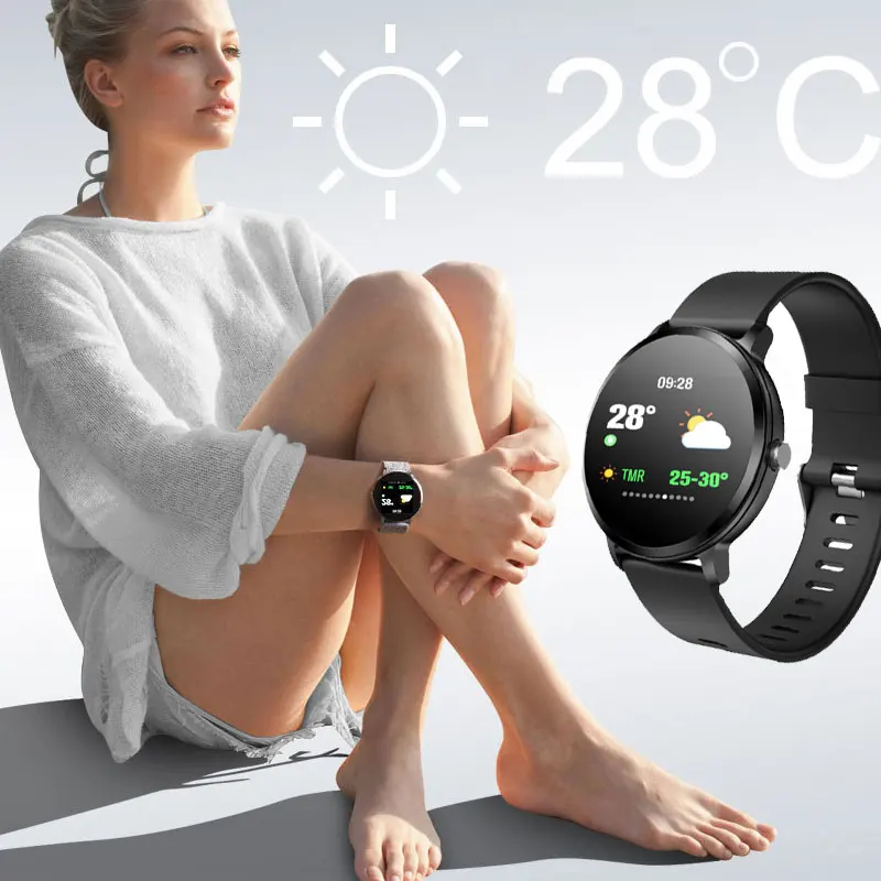 Смарт часы Coopkony IP67 водонепроницаемые умные с пульсометром камерой и