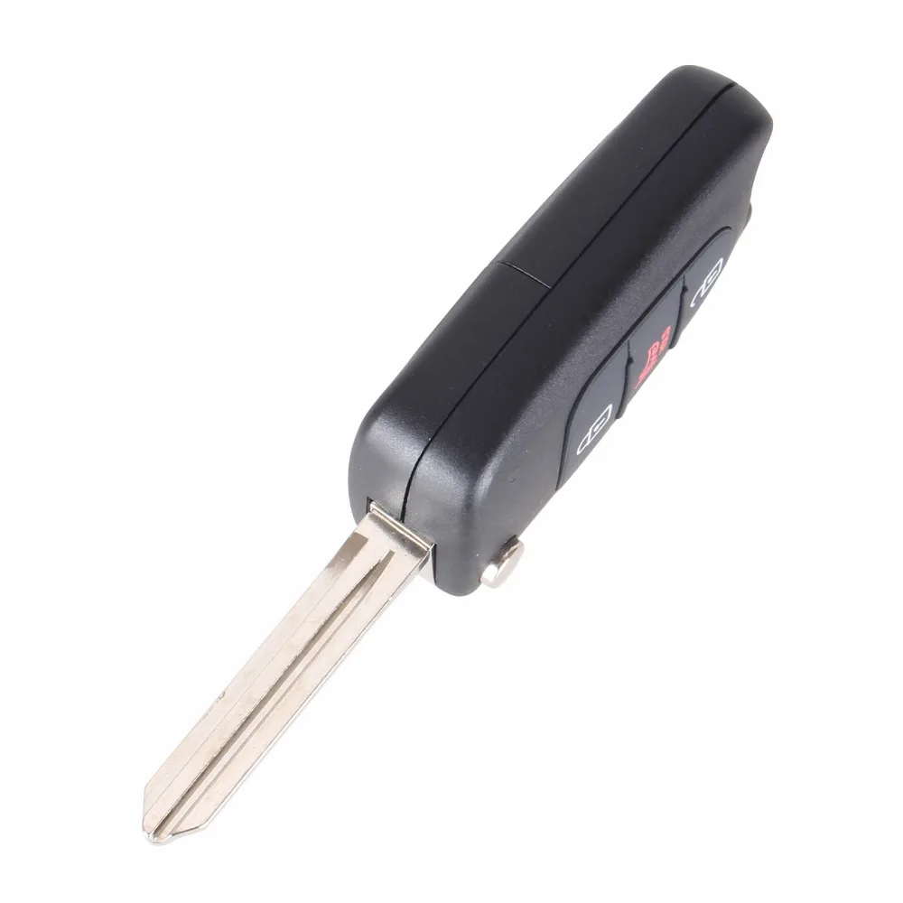 Dandkey 3 Buttons Flip Folding Remote Car Key Shell For HYUNDAI KIA SOUL Keys Blank Case Cover key shell | Автомобили и мотоциклы
