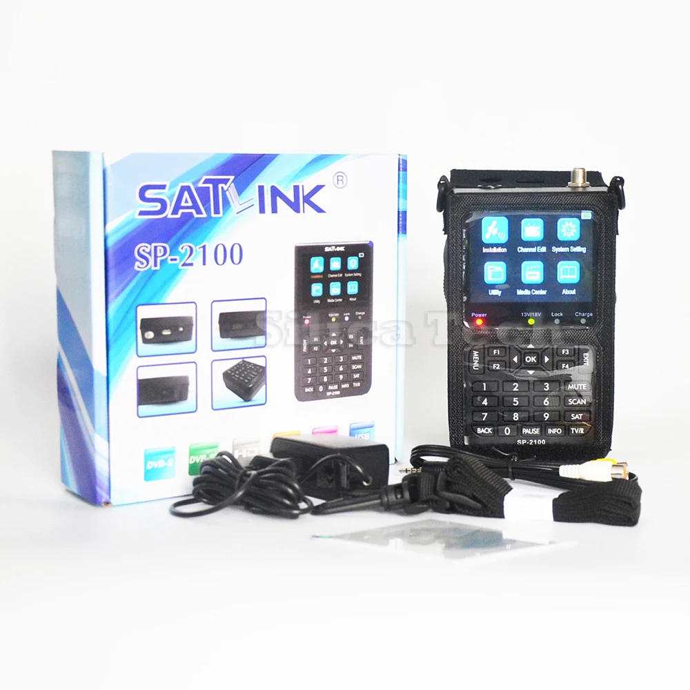 Новое поступление Satlink SP-2100 HD DVB-S/S2 спутниковый приёмник FTA Finder с MPEG-2/MPEG-4 отвечающих требованиям