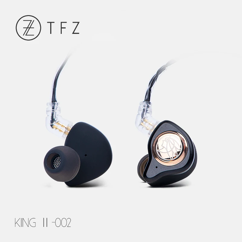 TFZ KING II 2 й динамический Графический драйвер HiFi наушники вкладыши IEM с 2pin/0 78 мм