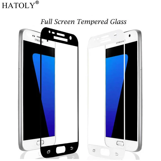 Закаленное стекло HATOLY для Samsung Galaxy C7 2 шт. защита экрана C7000 полное покрытие 3D