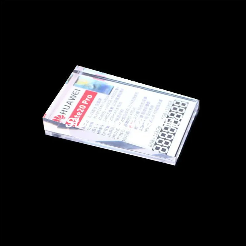 6 шт. акриловый держатель для мобильного телефона цена бирка крышка дисплея