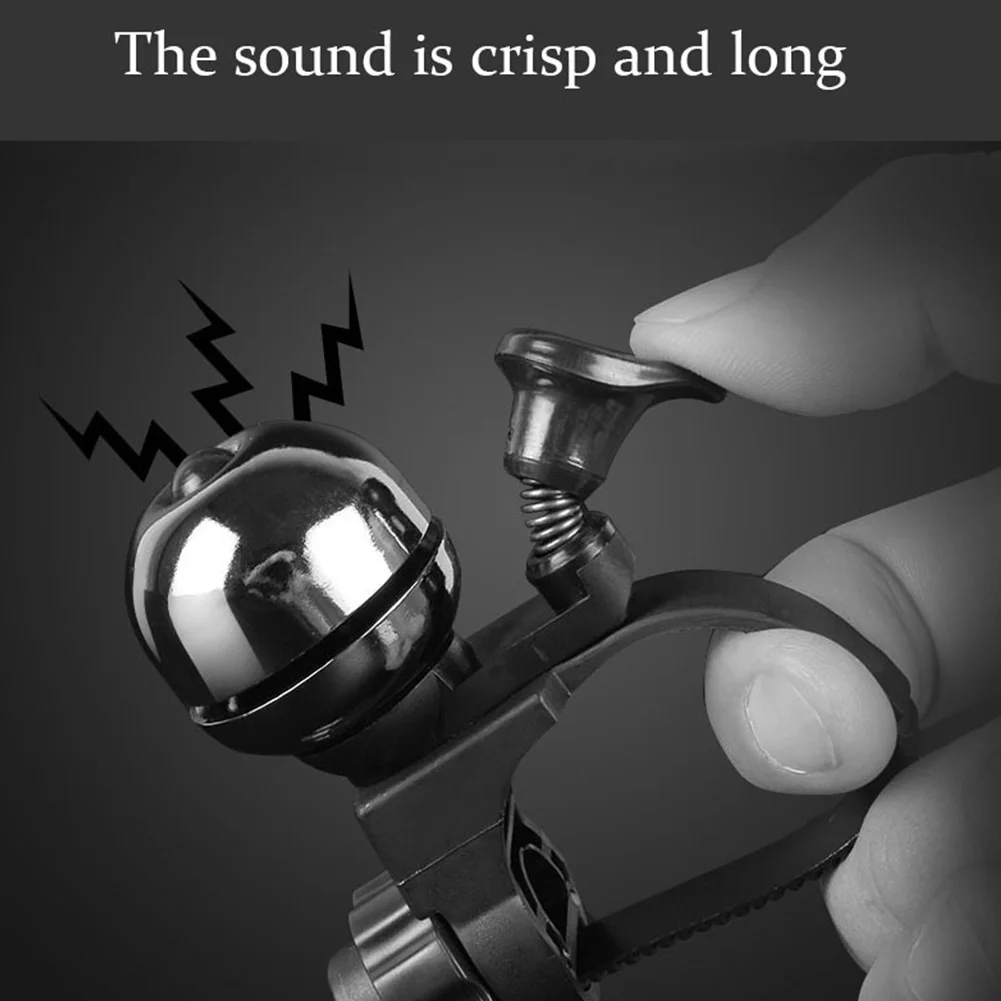 Safety Cycling Mini Loud Bike Accessories Metal Horn Protective Bicycle Bell Universal Alarm Ring Sound Outdoor Adjustable Strap