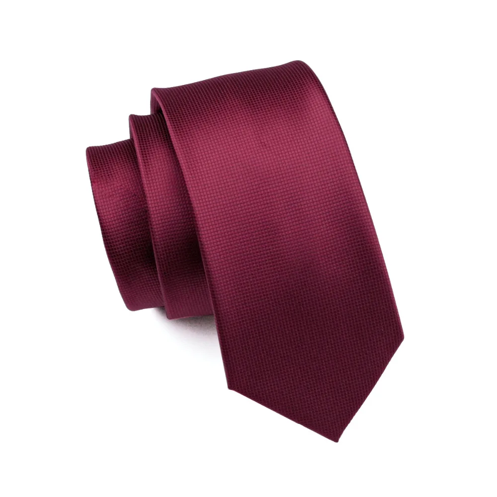 Новое поступление красная однотонная мужская Брошь галстук DiBanGu набор запонок