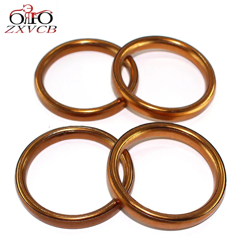 

4PCS FOR KAWASAKI Z500B Z550 B/C/D/H/F Z650 B/C/F/SR Z750 E//GP/H/L Z/ZG1300A ZL600 A/B ZR550 A/B Exhaust Pipe Gasket Seal
