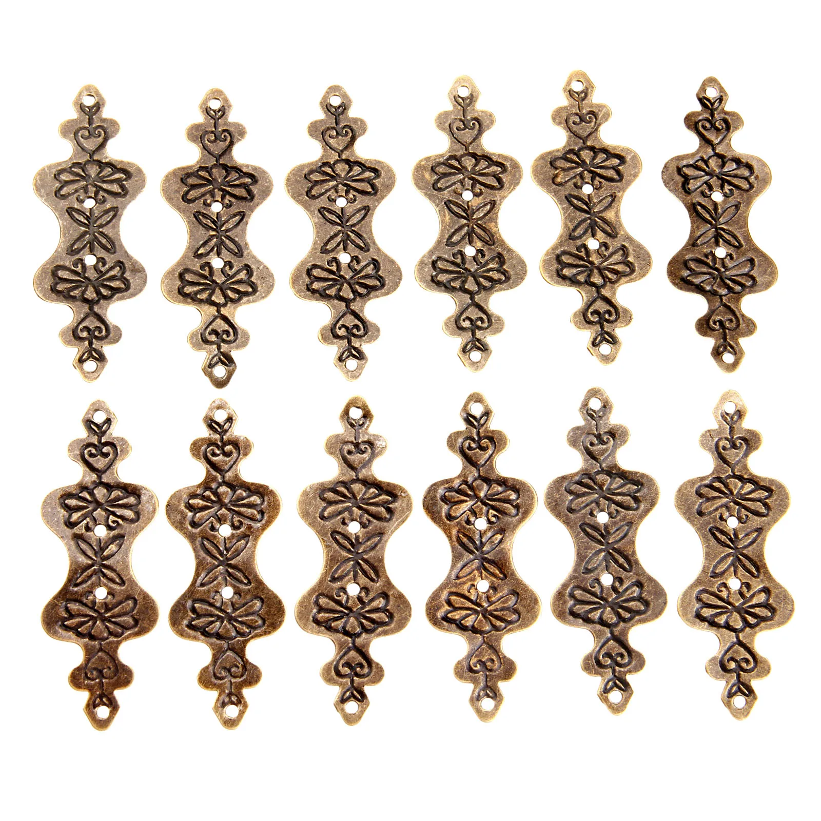 

Античные бронзовые угловые кронштейны Mootvgoo 56*20 мм