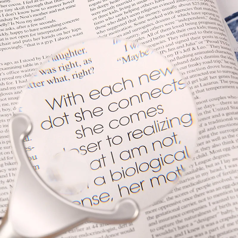 130 мм портативное освещение Ручной Лупа увеличительное стекло инструмент с лупой