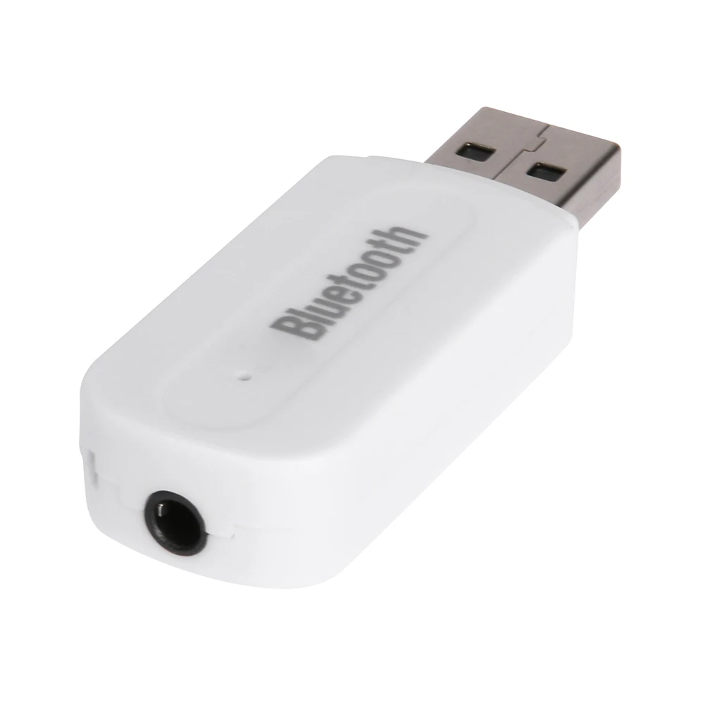 Мини портативное соединение через USB и беспроводное, через Bluetooth аудио сигнала приемник адаптер USB мощность 3,5 мм штекер Bluetooth адаптер с аудио кабелем
