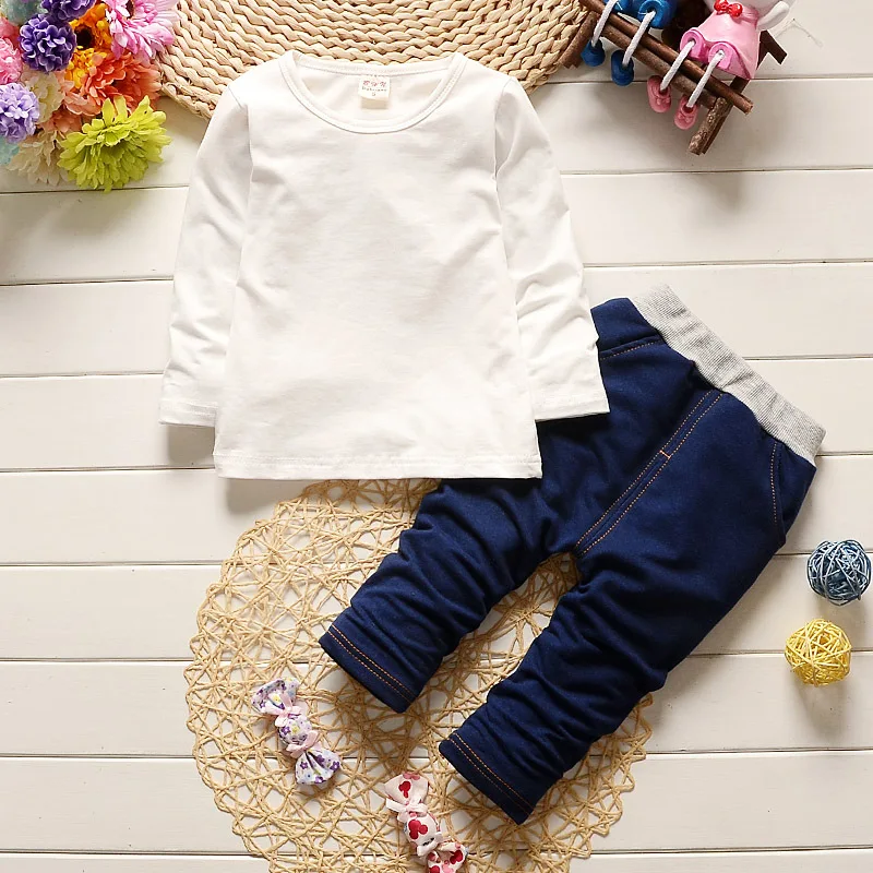 BibiCola Spring Autumn Infant Boys Clothes Set 3pcs Long Sleeve Shirt +Vest+pants Striped Tracksuit Toddler Clothing Sets |