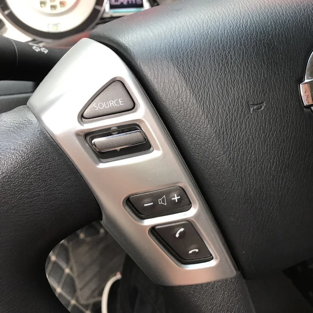 Для Nissan патруль Y62 2011- 2017 4.0L Автомобильная внутренняя панель рулевого колеса